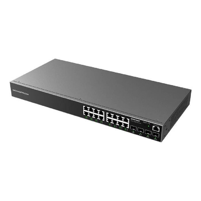16-poorts PoE-netwerkswitch - GRANDSTREAM - Layer 2+ beheerd - 30W per poort - 240W totaal - Gigabit