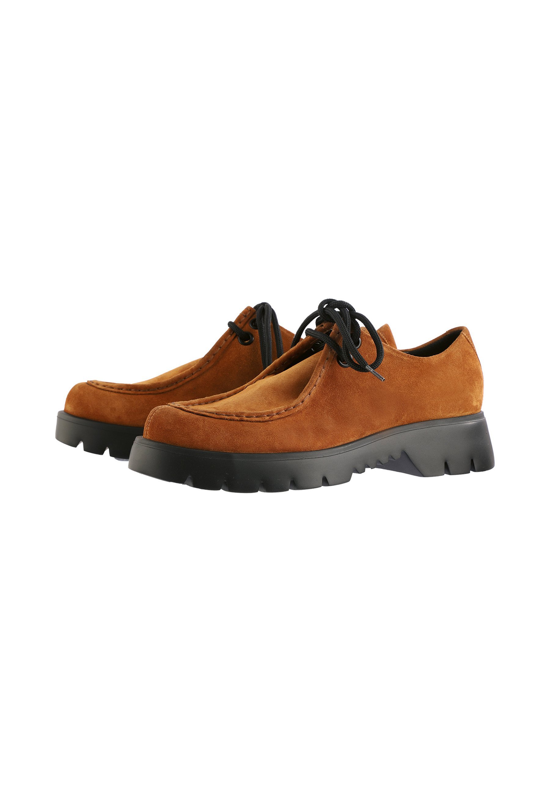 Högl SALLY - Casual veterschoenen - camel