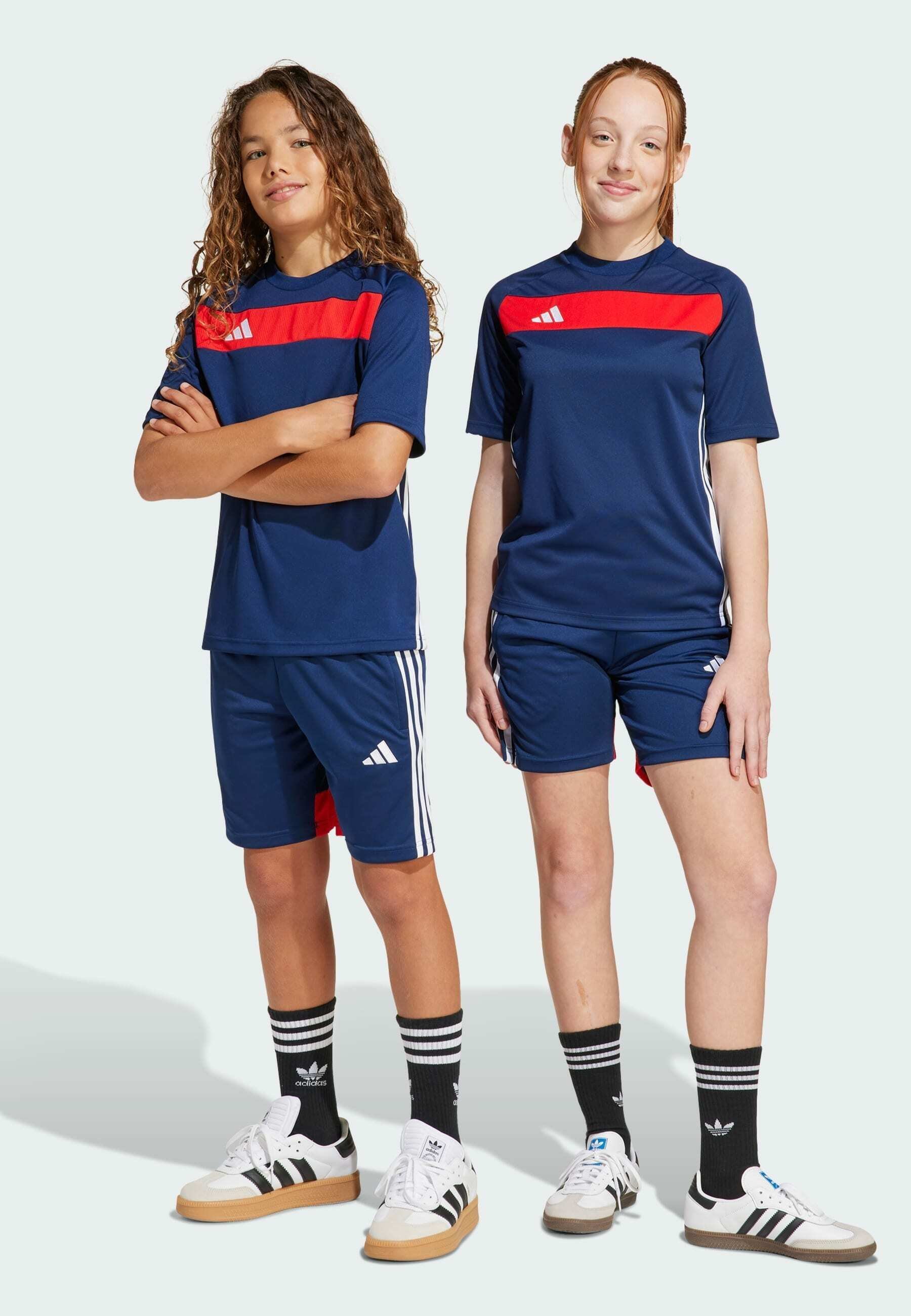 adidas Performance Sports shorts - team marineblauw rood