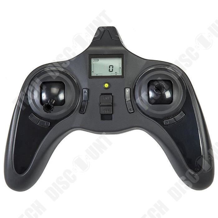 Dron profesional TD® de alta resolución con luz nocturna LED, FPV X4, 7 minutos de tiempo de vuelo, vídeo, control remoto integrado, blanco.