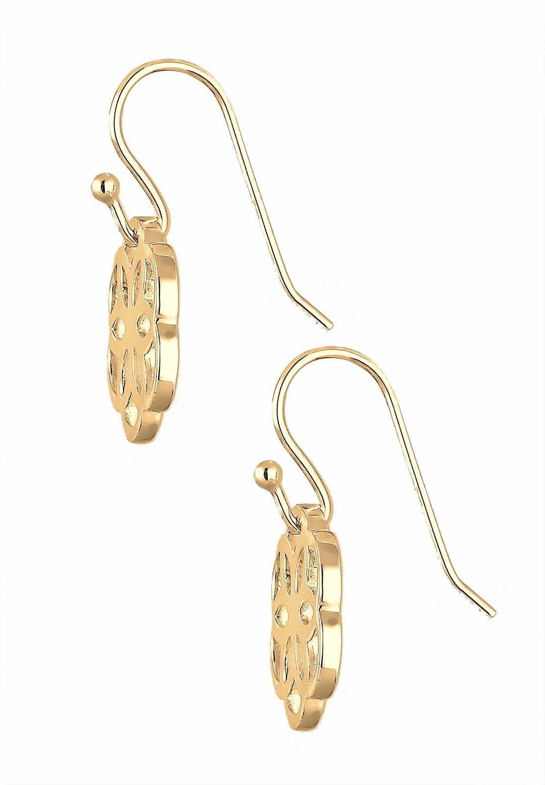 Elli Femme Ornement Floral Découpé en Argent Sterling 925
