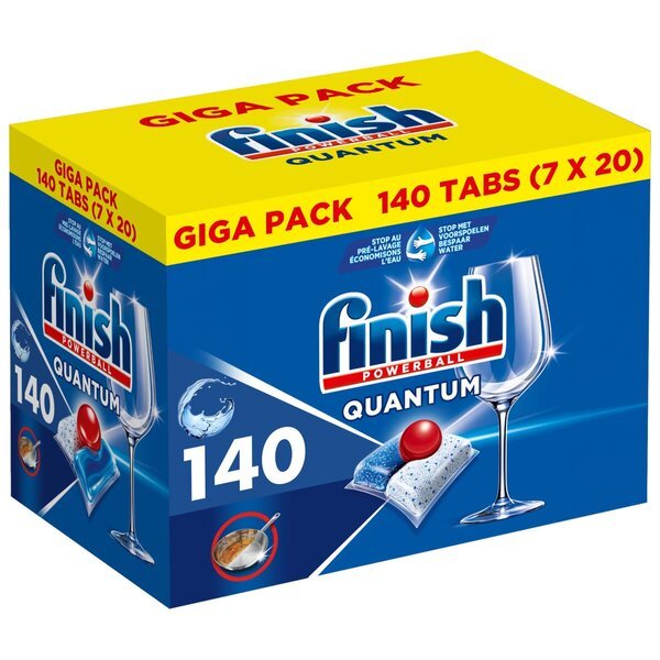 Tablete za pomivalni stroj Finish Quantum All-In-One<br>140 kosov