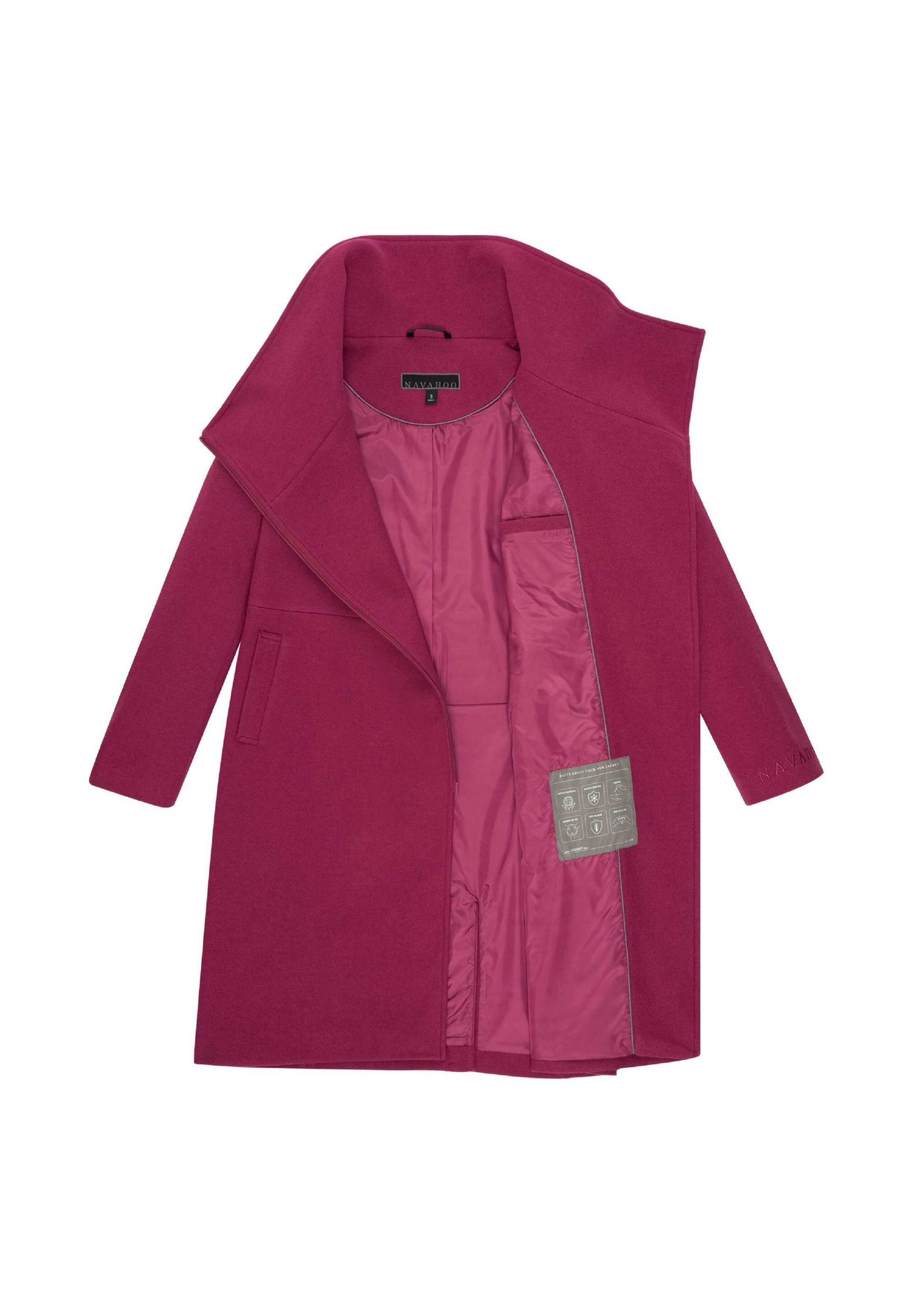 Navahoo SAMTROSE 14 - Cappotto classico - vino di frutti di bosco