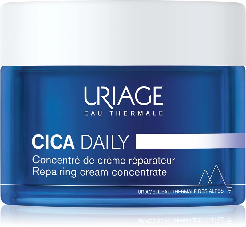 Uriage Cica Daily Repairing Cream Concentrate mitrinošs gēla krēms novājinātai ādai