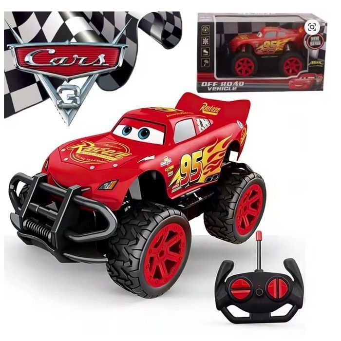 Lightning McQueen 4x4 op afstand bestuurbare auto – Auto's – Terreinvoertuig met afstandsbediening – Kinderspeelgoed