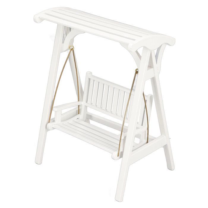 Chaise pivotante - OKUMGGYJ - Maison de poupée 1:12 - Style moderne - Blanc - À monter soi-même