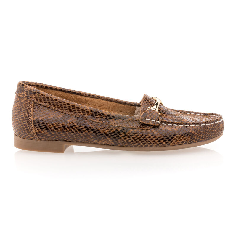 Brune loafers/båtsko til dame