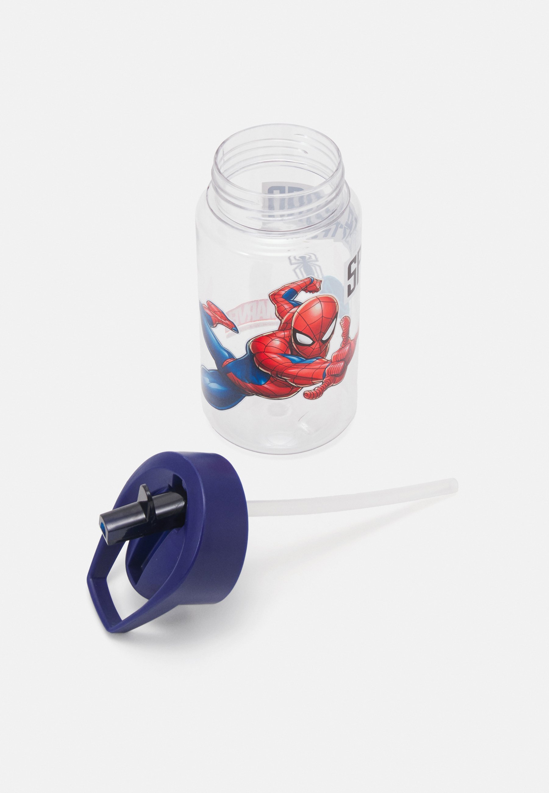 Kidzroom LUNCHBOX SPIDER-MAN LET'S EAT SNACKBOX 3-IN-1 DRINKFLES UNISEX SET - Lunchbox - marineblauw/rood