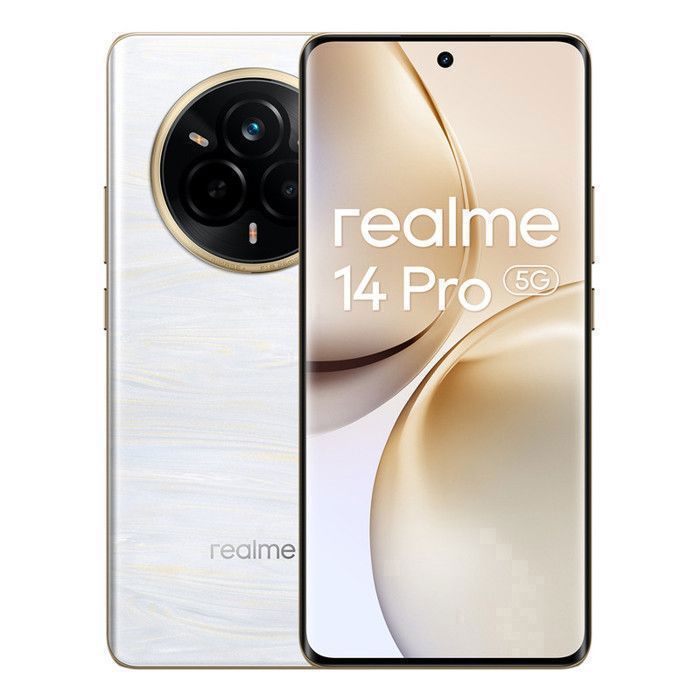 SMARTPHONE - Realme 14 Pro 5G Weiß 8 GB RAM 256 GB