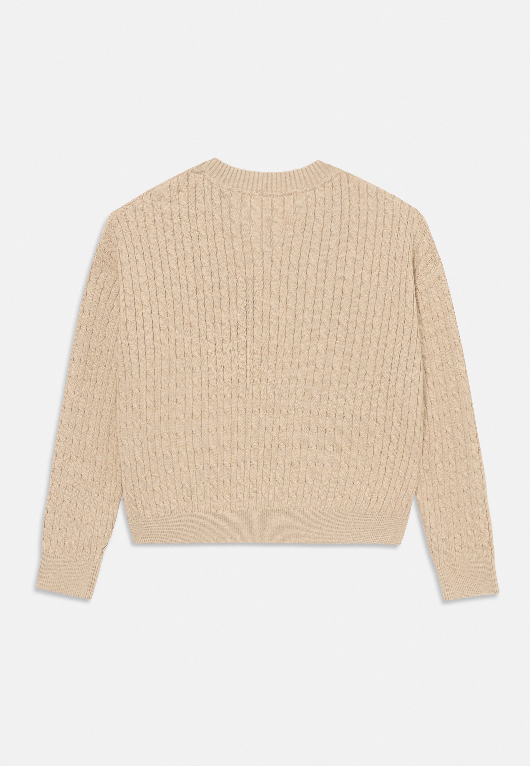 Tommy Hilfiger Zopfmusterpullover - Pullover - Malzmilch