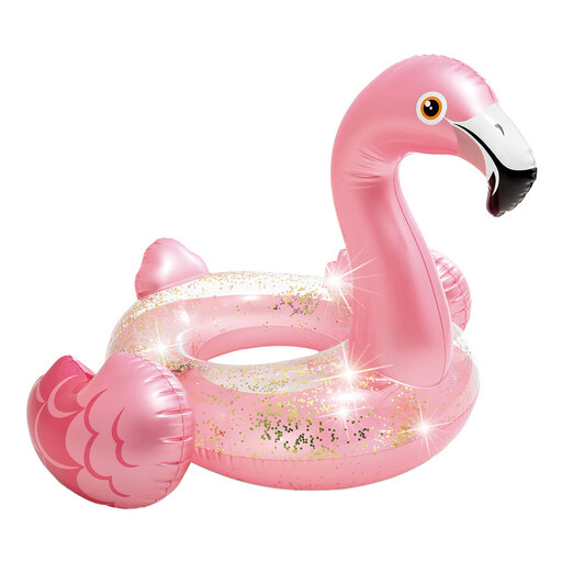 Intex felfújható flamingó gyerekeknek csillámporral