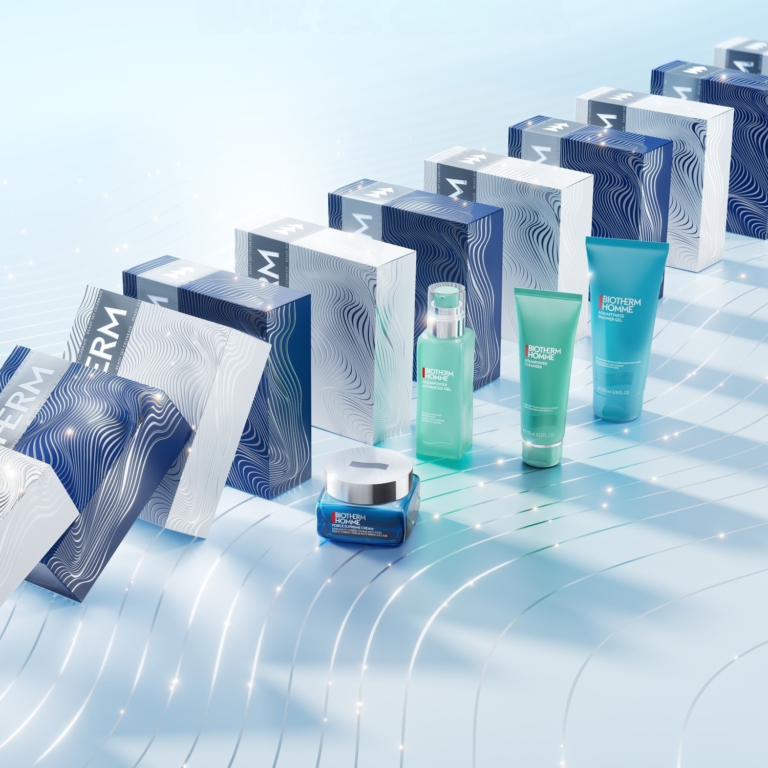 Sada na starostlivosť o tvár Biotherm Homme Aquapower Aquapower Routine Set - 1 kus