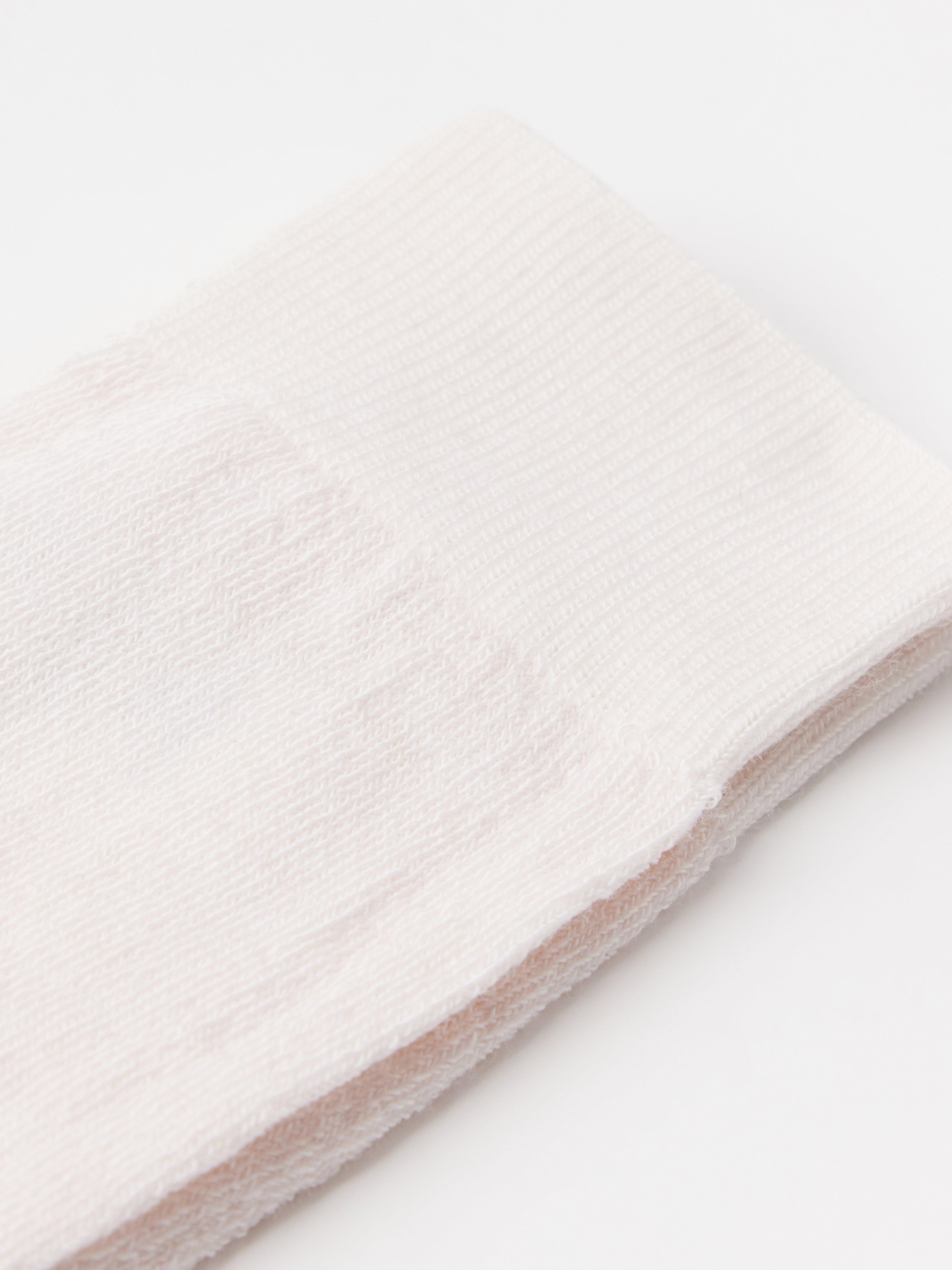 Strumpbyxor i merinoullblandning Light Beige