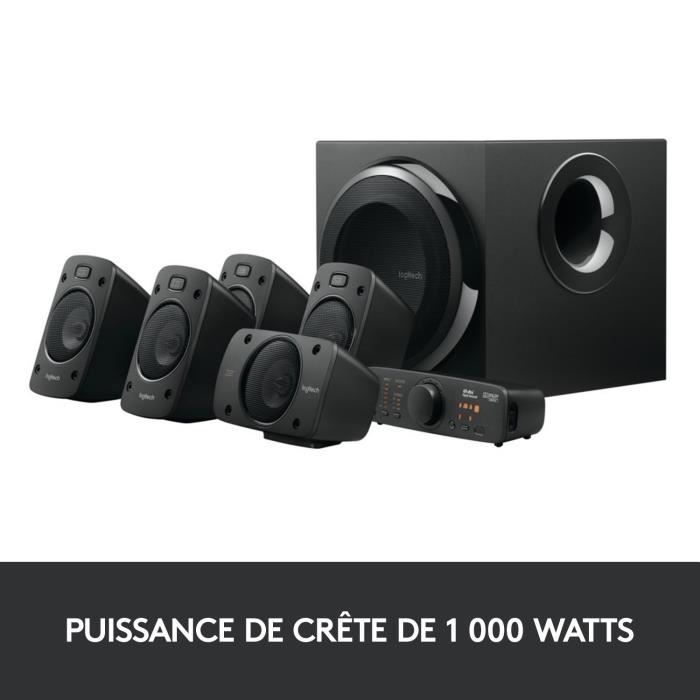 Altavoz para PC con cable - Logitech - Z906 - Negro