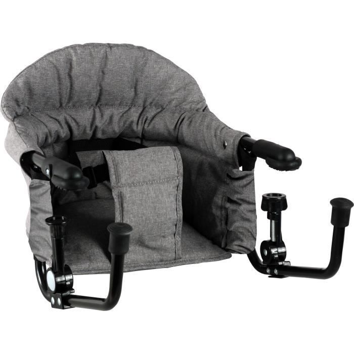 LOOPING booster seat - Comfort backrest - Removable and machine washable cover - Multi-point attachment