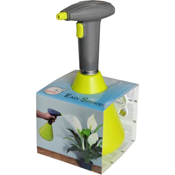Pulvérisateur électrique rechargeable - 1 litre - Batterie rechargeable - Joint EPDM - Pulvérisation réglable