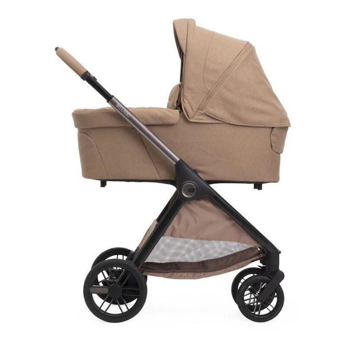 CHICCO - Poussette Trio Bellagio 2 + Siège auto First Seat Recline + Nacelle Flexi Caramel
