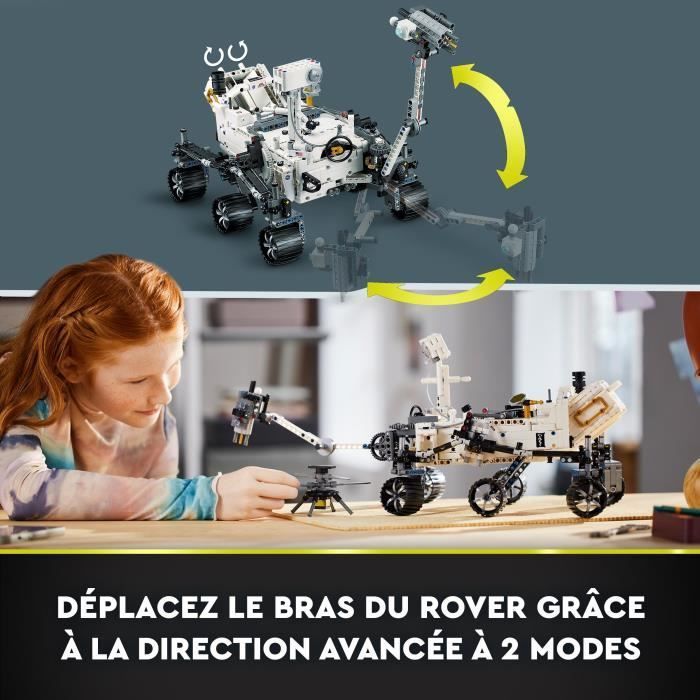 LEGO® Technic 42158 NASA Mars -mönkijä Perseverance, avaruuslöytölelu, AR-sovelluksella