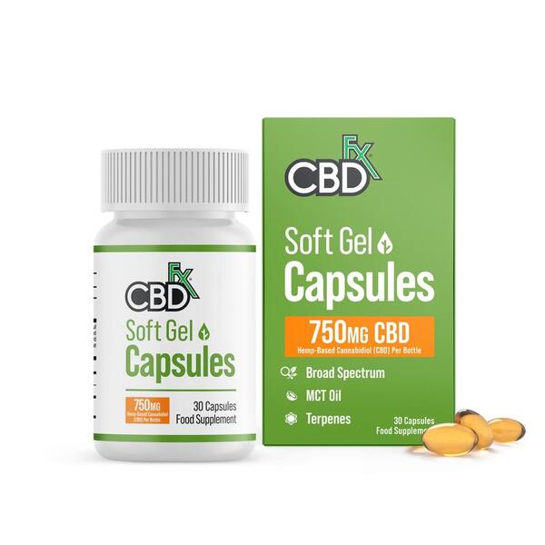 CBDfx Měkké gelové kapsle - 750 mg CBD | Zdraví | Superdrug
