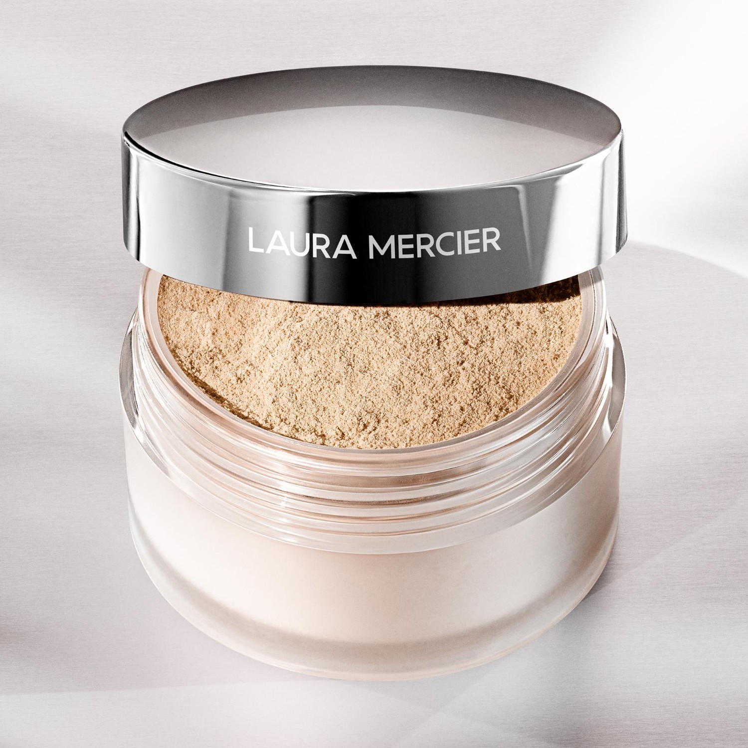 Laura Mercier fiksējošais pūderis, caurspīdīgs, birstošs, gaismu piesaistošs - 29 g
