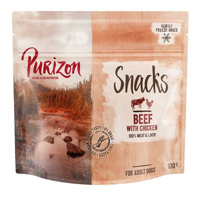 Friandises pour chiens Purizon - Bœuf sans céréales au poulet