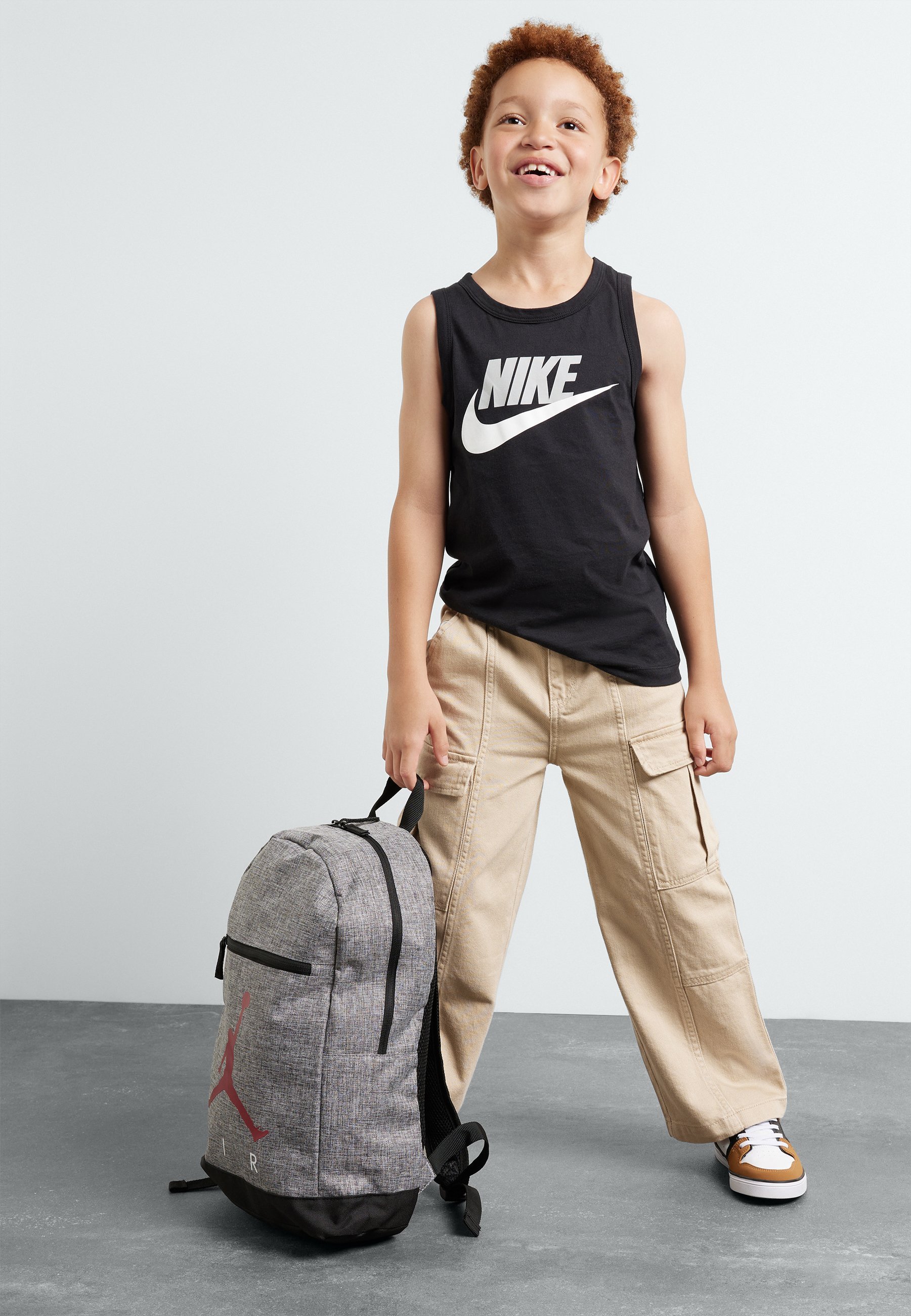 Zestaw plecaków szkolnych Jordan Air School Unisex - Piórnik - szary