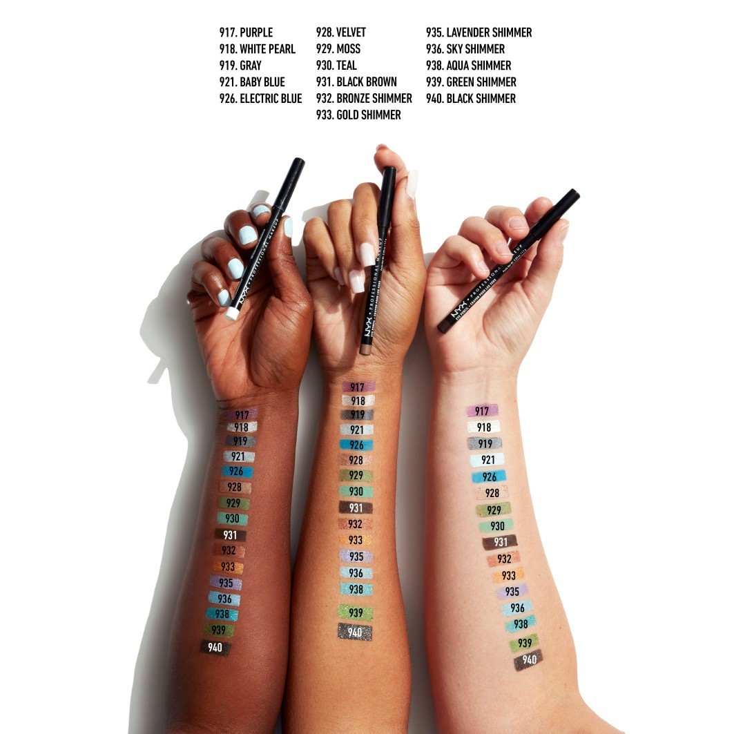 NYX Professional Makeup akių pieštukas plonas pieštukas - 1 g