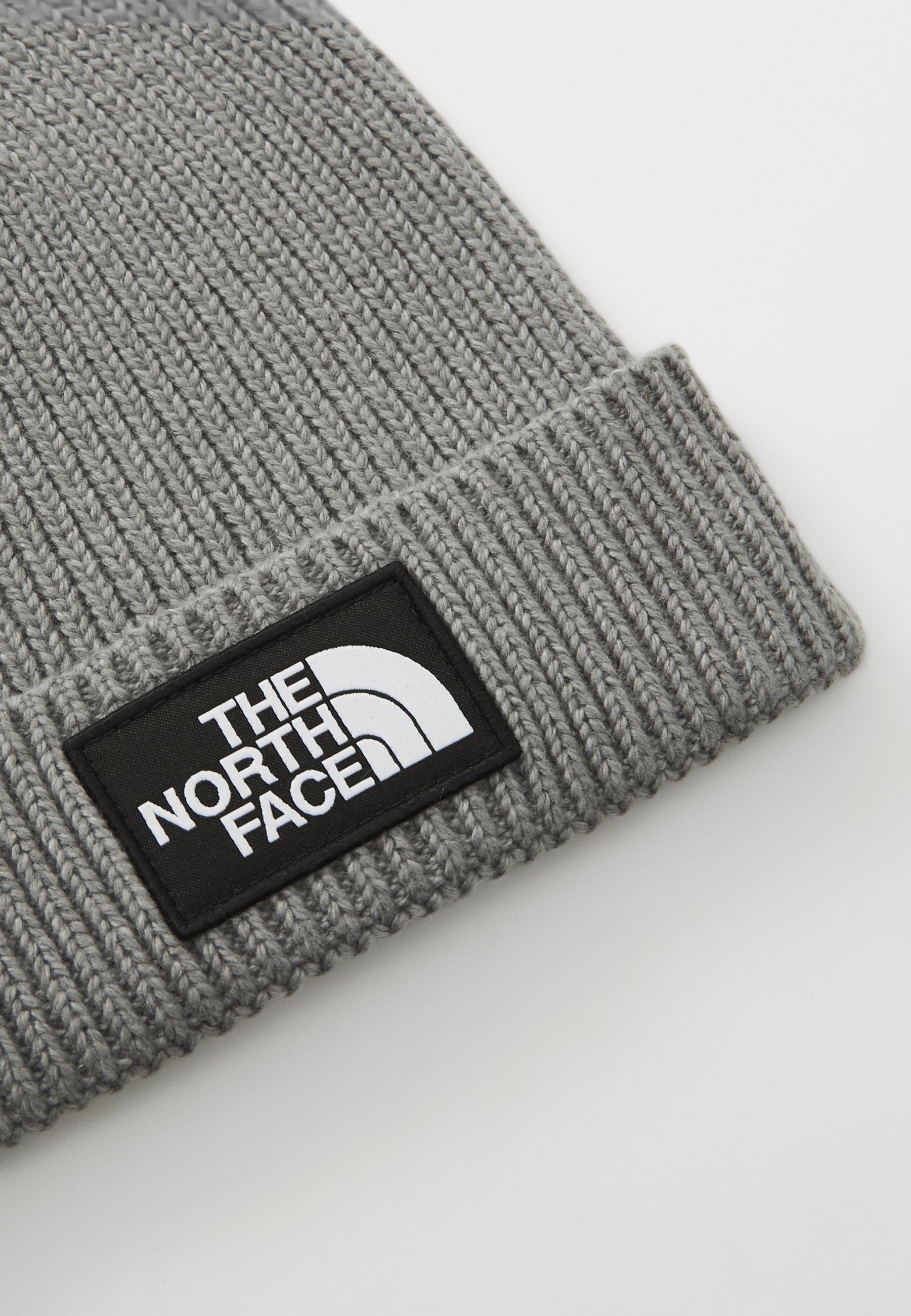 The North Face KIDS LOGO BOX CUFFED BEANIE UNISEX - Müts - hall/valge