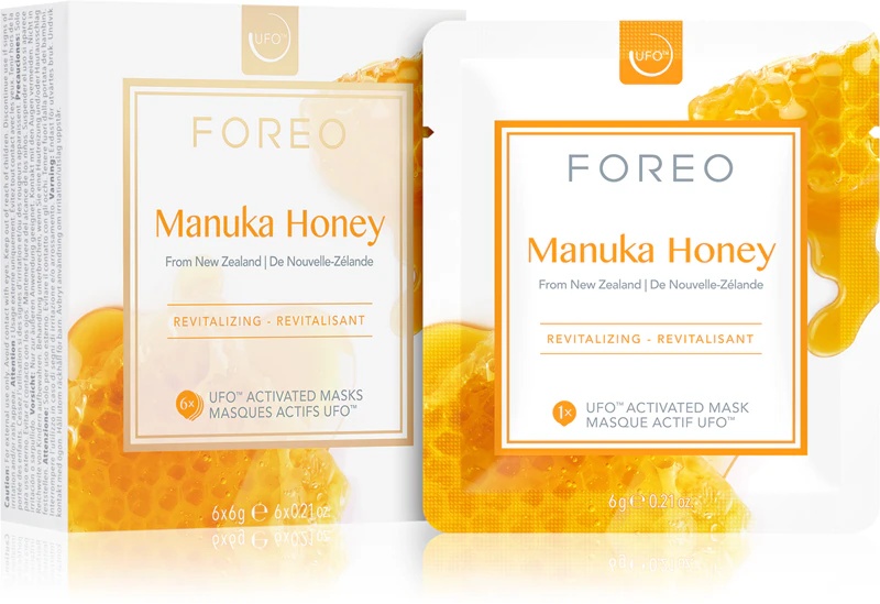 FOREO UFO™ Manuka medus atjaunojošā maska