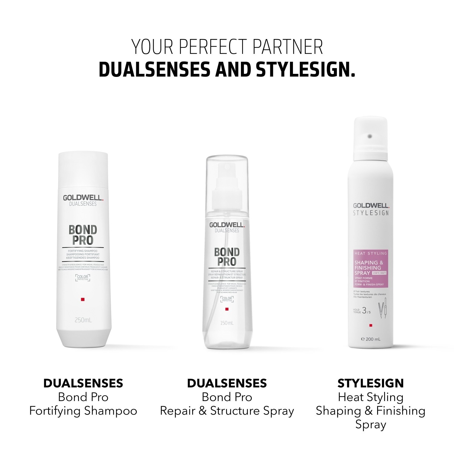 „Goldwell“ karščio apsaugos purškiklis „Stylesign“ formavimo ir apdailos purškiklis – 200 ml