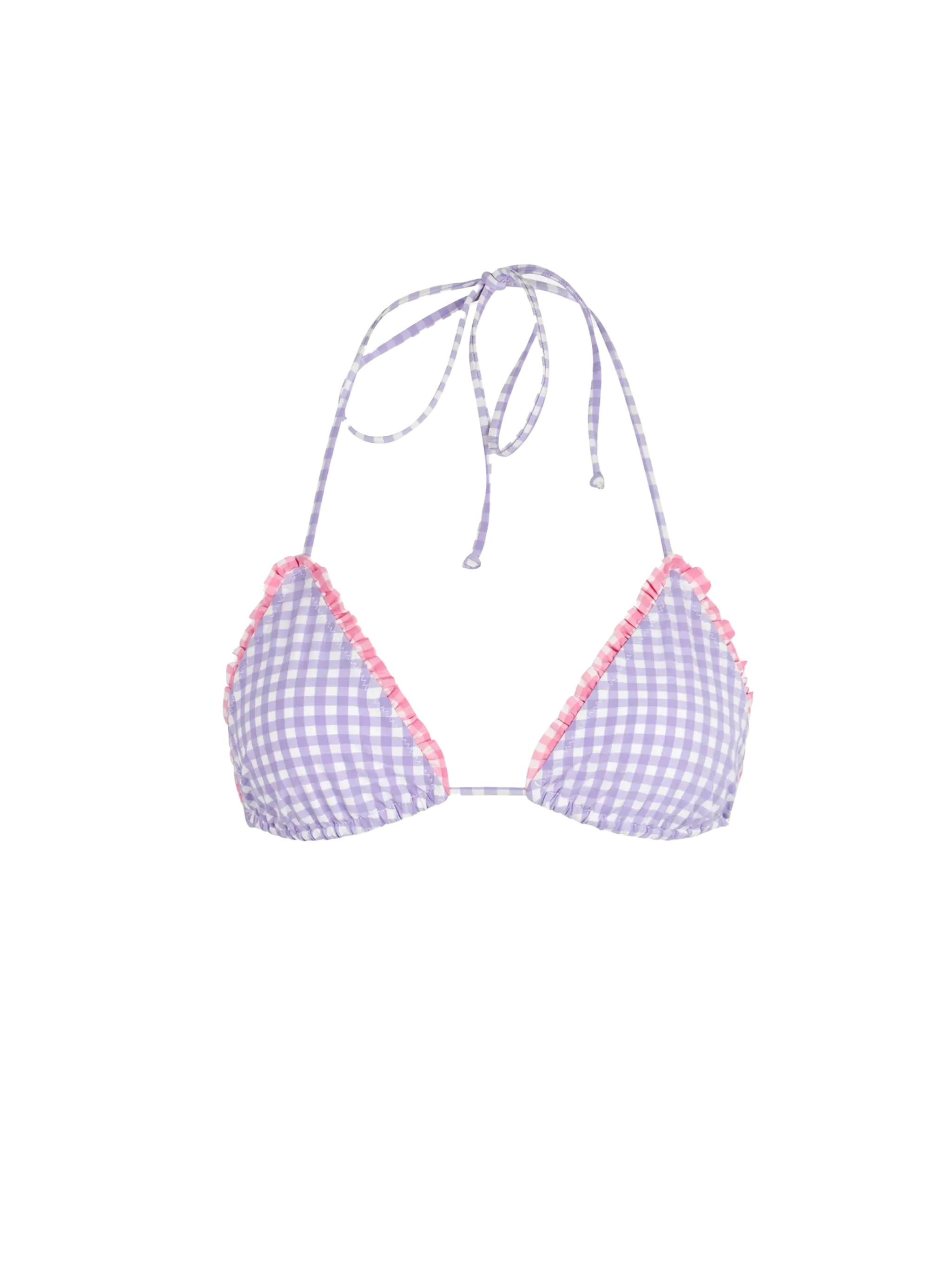 Triangle imprimé Vichy
