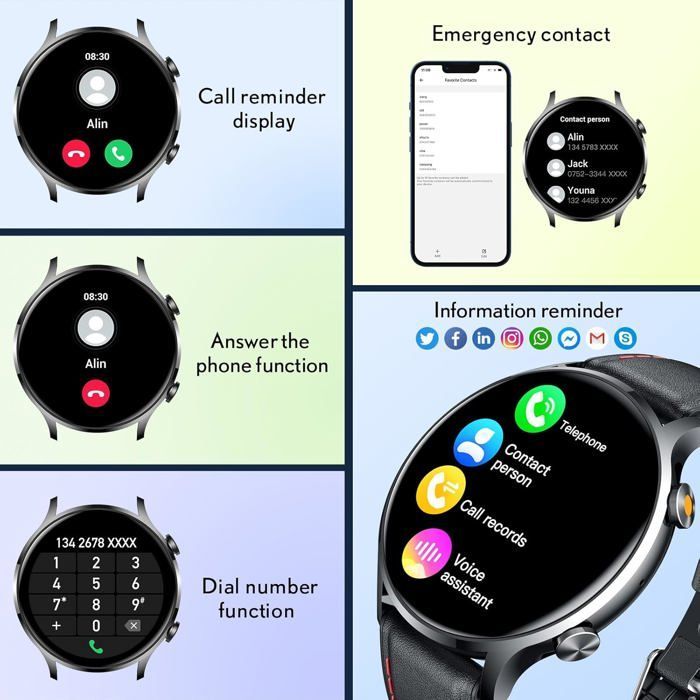 Men's Smartwatch - WOOPSO - 1.39