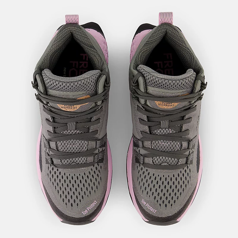 Fresh Foam X Hierro Mid Women's - Harbor Grey with Lilac Cloud and Black Top