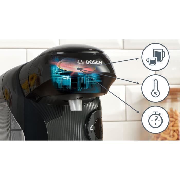 Machine à café multi-boissons - BOSCH - TASSIMO - T11 Style noir -  1400 W