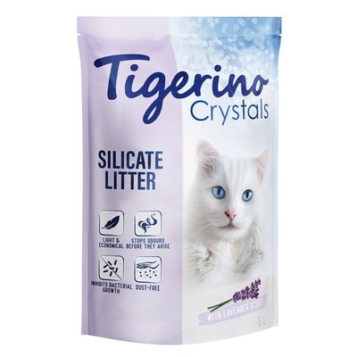 Tigerino Crystals Katzenstreu - Lavendel