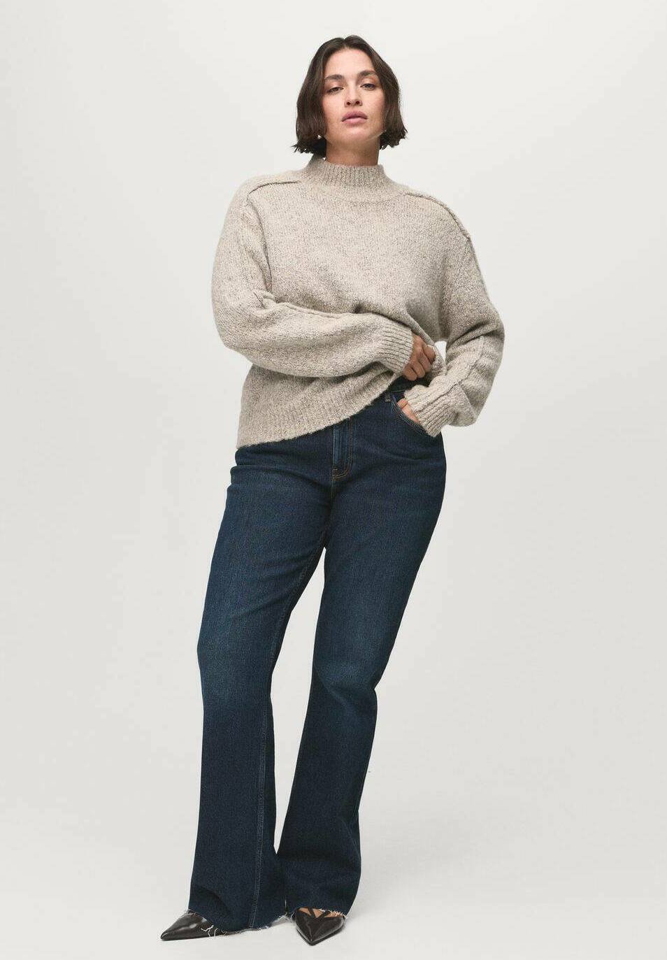 Mango flared jeans - donkerblauw