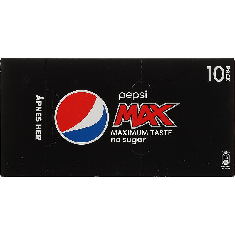 Pepsi Pepsi Max 10x0,33 l burk
