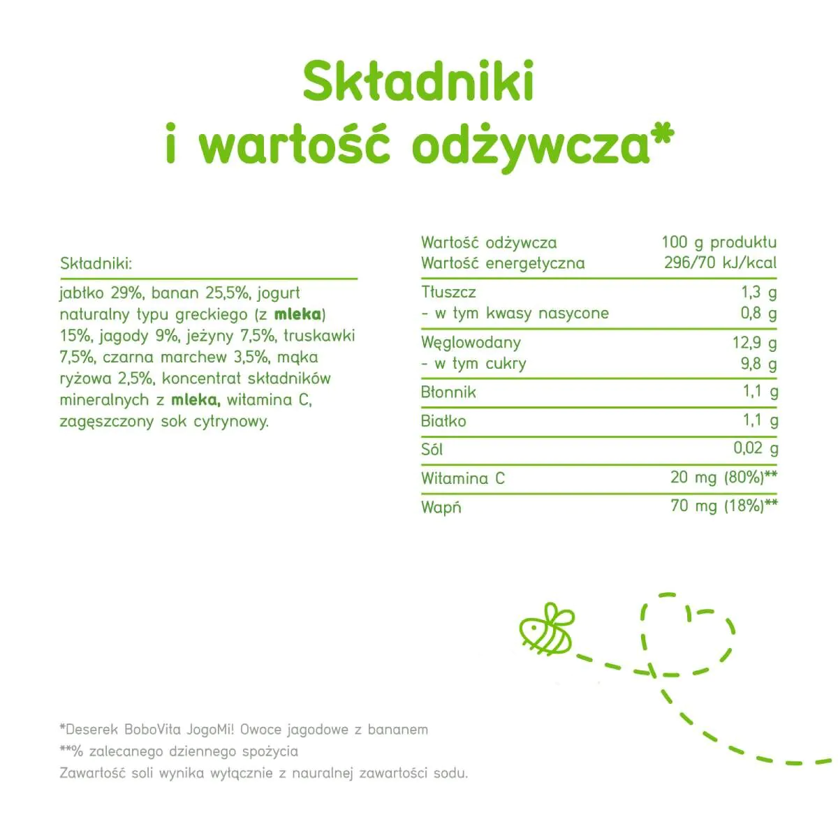 Bobovita Jogomi! Mus owoce jagodowe z bananem
