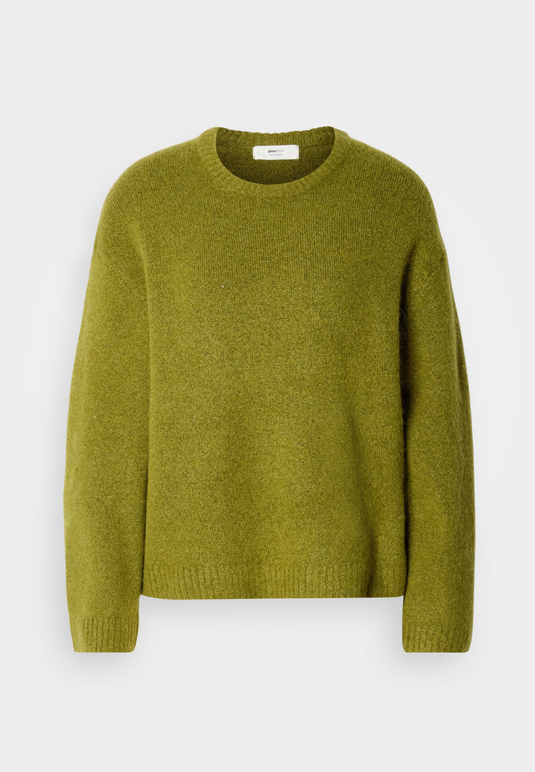 Gina Tricot trui met ronde hals - Trui - vrolijk groen
