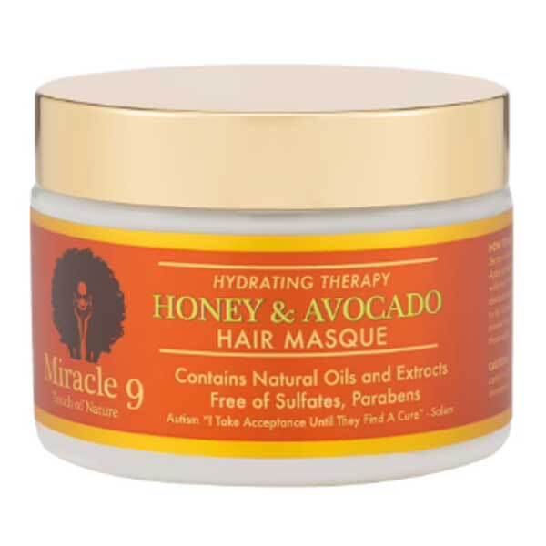 Mascarilla capilar hidratante Miracle 9 con miel y aguacate