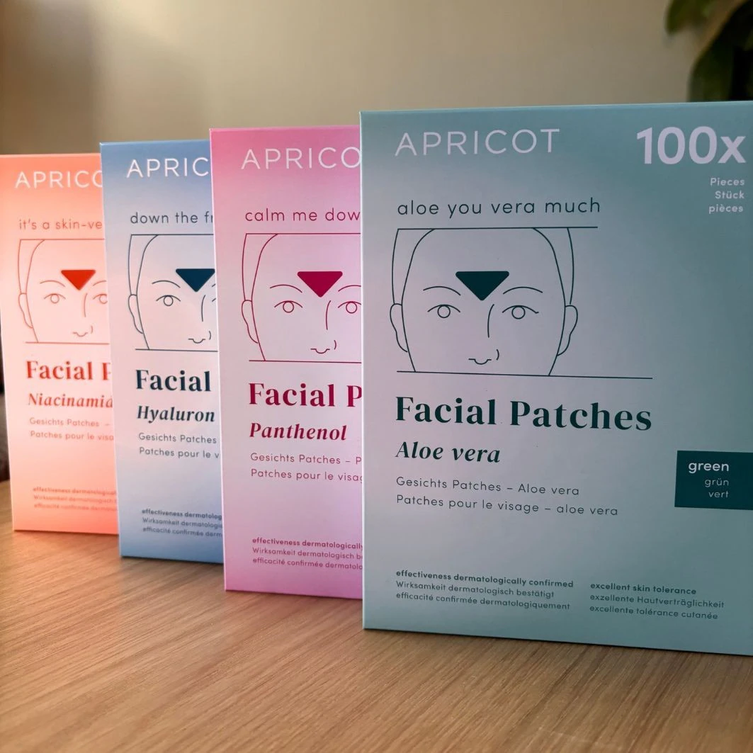 Apricot APRICOT Patches Visage en Coton avec Aloe Vera - pack de 100