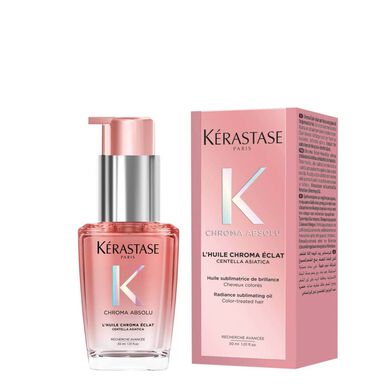 Kérastase Chroma Absolu L'Huile Chroma Éclat hårolja för färgat hår, glans och färg, 30 ml