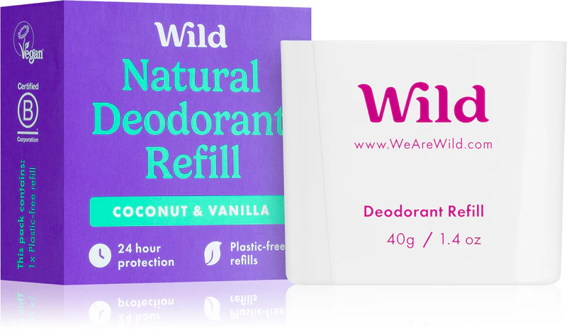 Refil de desodorante em bastão Wild Coconut & Vanilla
