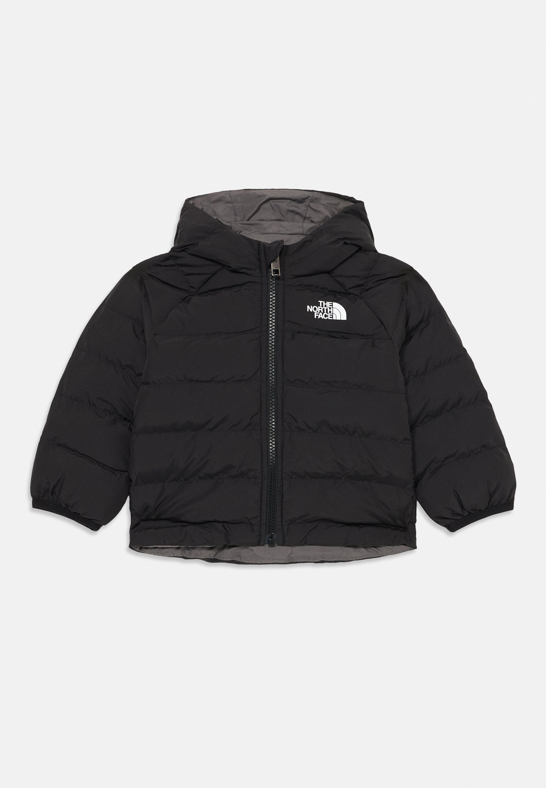 The North Face BABY REVERSIBLE PERRIO HOODED UNISEX - Winterjas - zwart/gerookt parelmoer