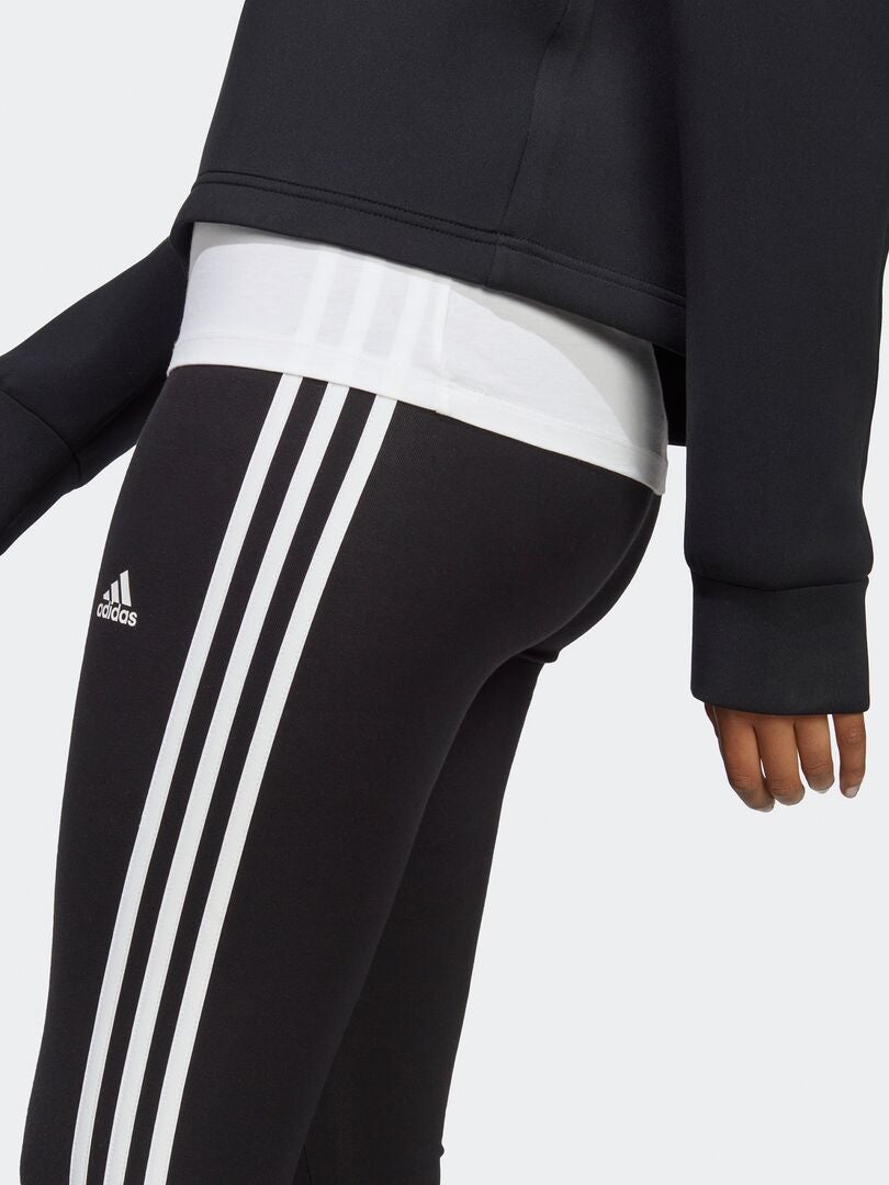 Leginsy Adidas z 3 paskami – czarne