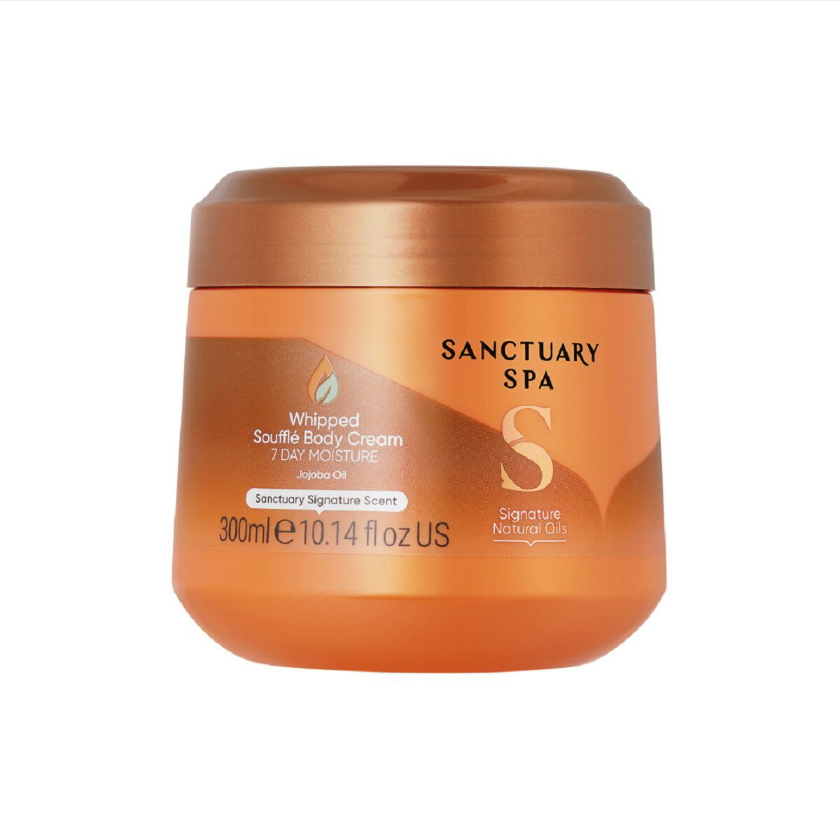 Soufflé à la crème fouettée aux huiles naturelles signature du Sanctuary Spa