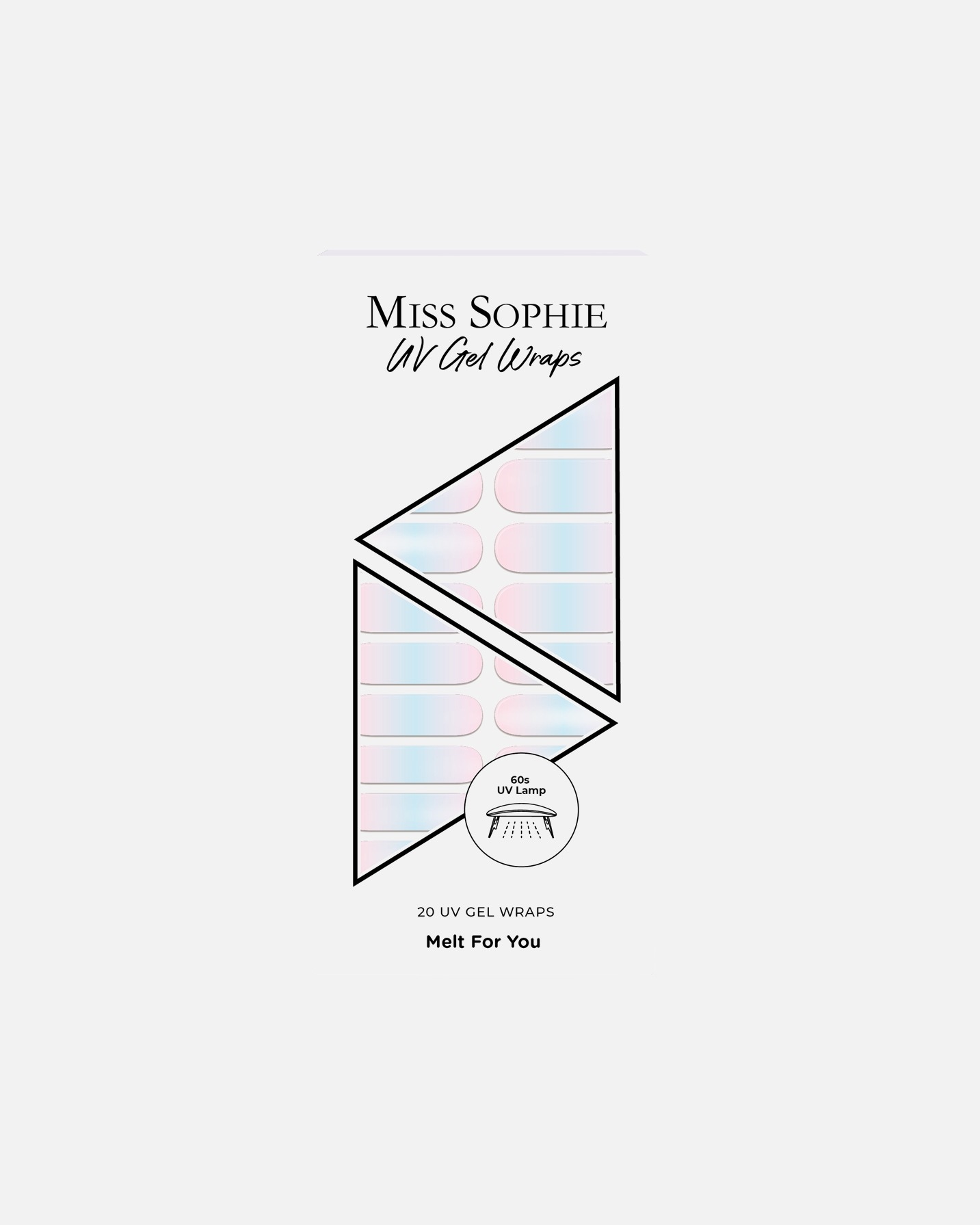 Miss Sophie Nail Design 20 UV gel nalepk – 1 kos