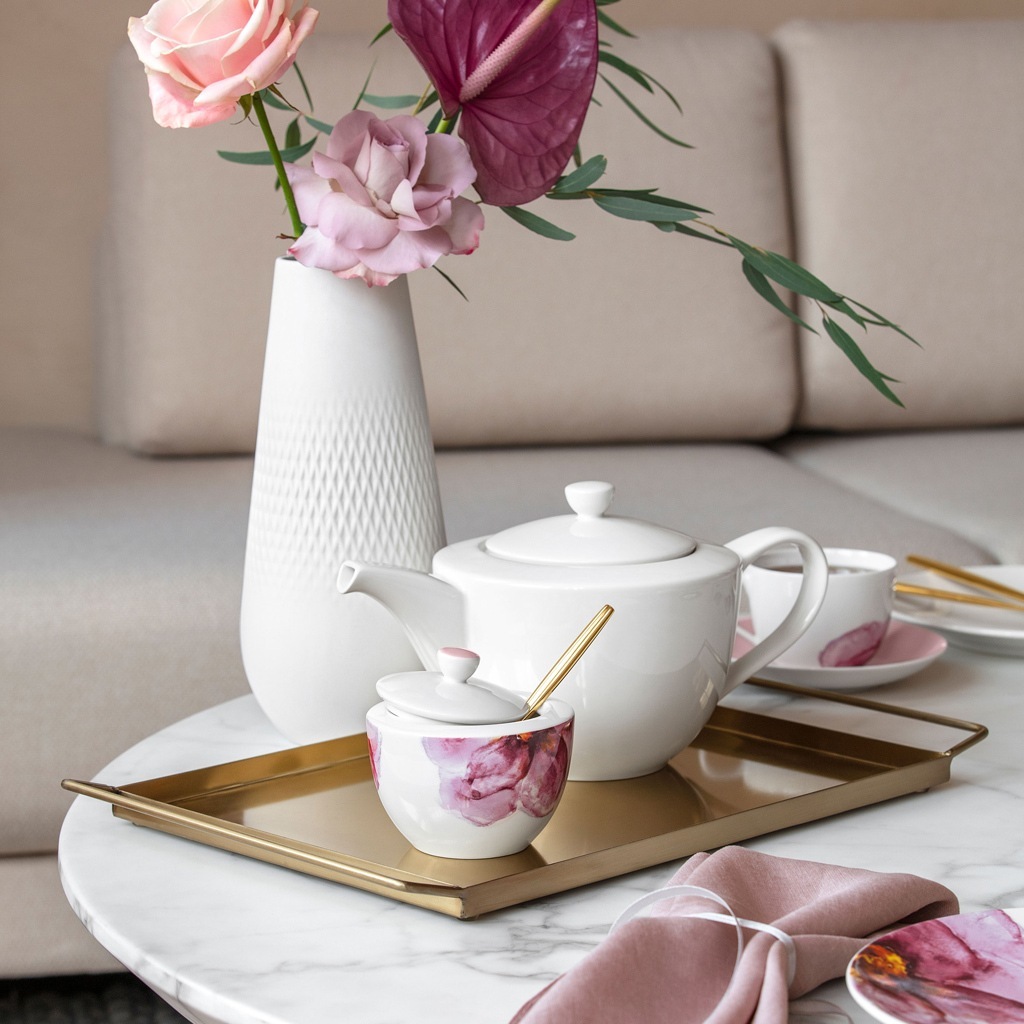 Villeroy & Boch tējkanna, 6 daļu komplekts. Man – 1 daļa
