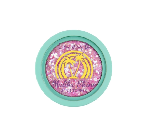 Lovely Malibu Shine glitterowy topper 2w1 do twarzy i ciała 2
