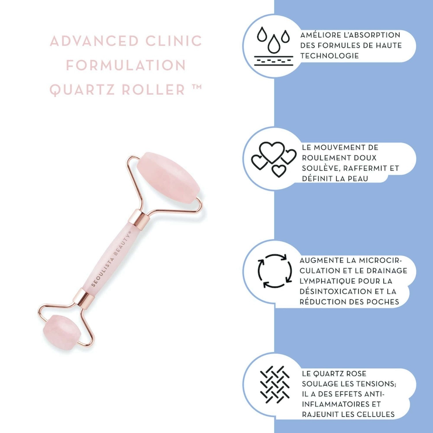 seoulista beauty ROSE QUARTZ ROLLER